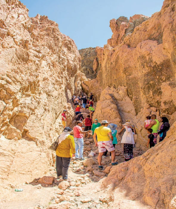 Toweelat Canyon gallery Sinai Blue Hole tour