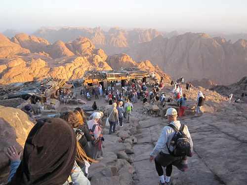 Sunrise over Mount Sinai Sharm El Sheikh