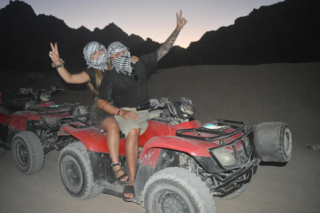 Bedouin tea stop gallery Sunrise Quad Safari
